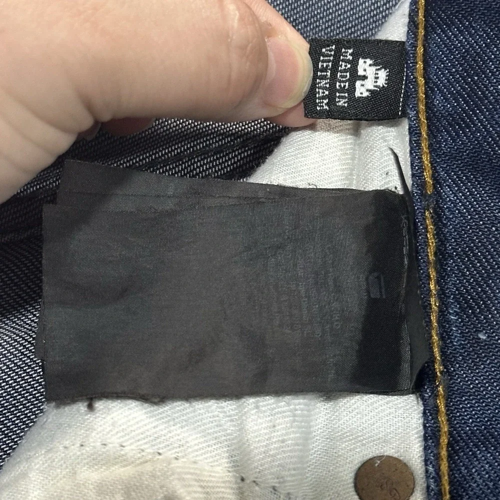 G-Star Raw 3301 Straight Jeans Men's Denim Blue Button Fly - Size 32x32